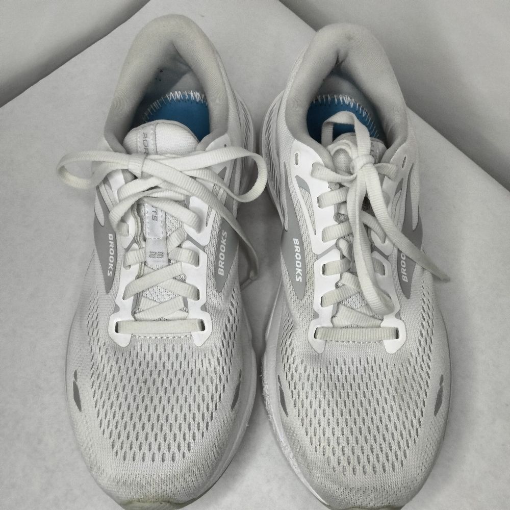 Brooks Adrenaline GTS 23 Women's White Running Shoes Sneakers - Picture 8 of 12